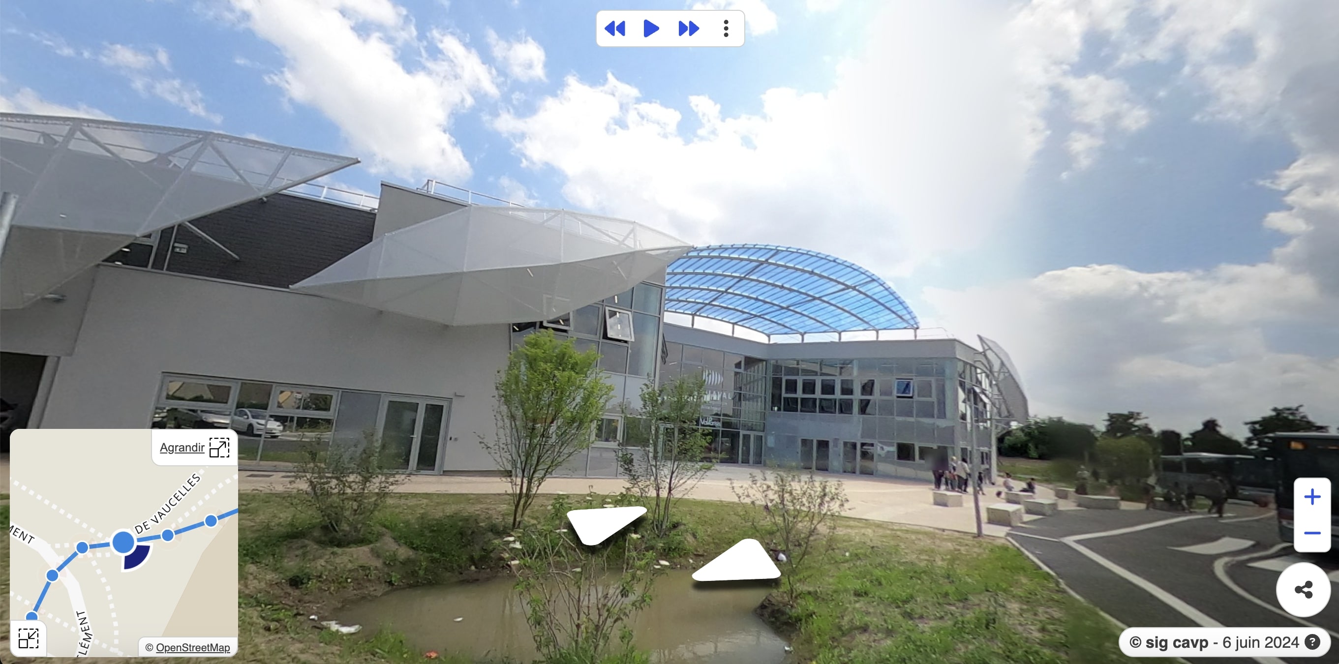 Nouveau centre aquatique Alice Milliat - Agglomération de ValParisis